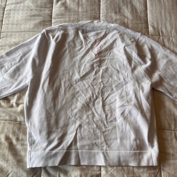 NWT Urban CoCo 3/4 Sleeve Open Front Lightweight Cardigan Shrug S White - Picture 7 of 11